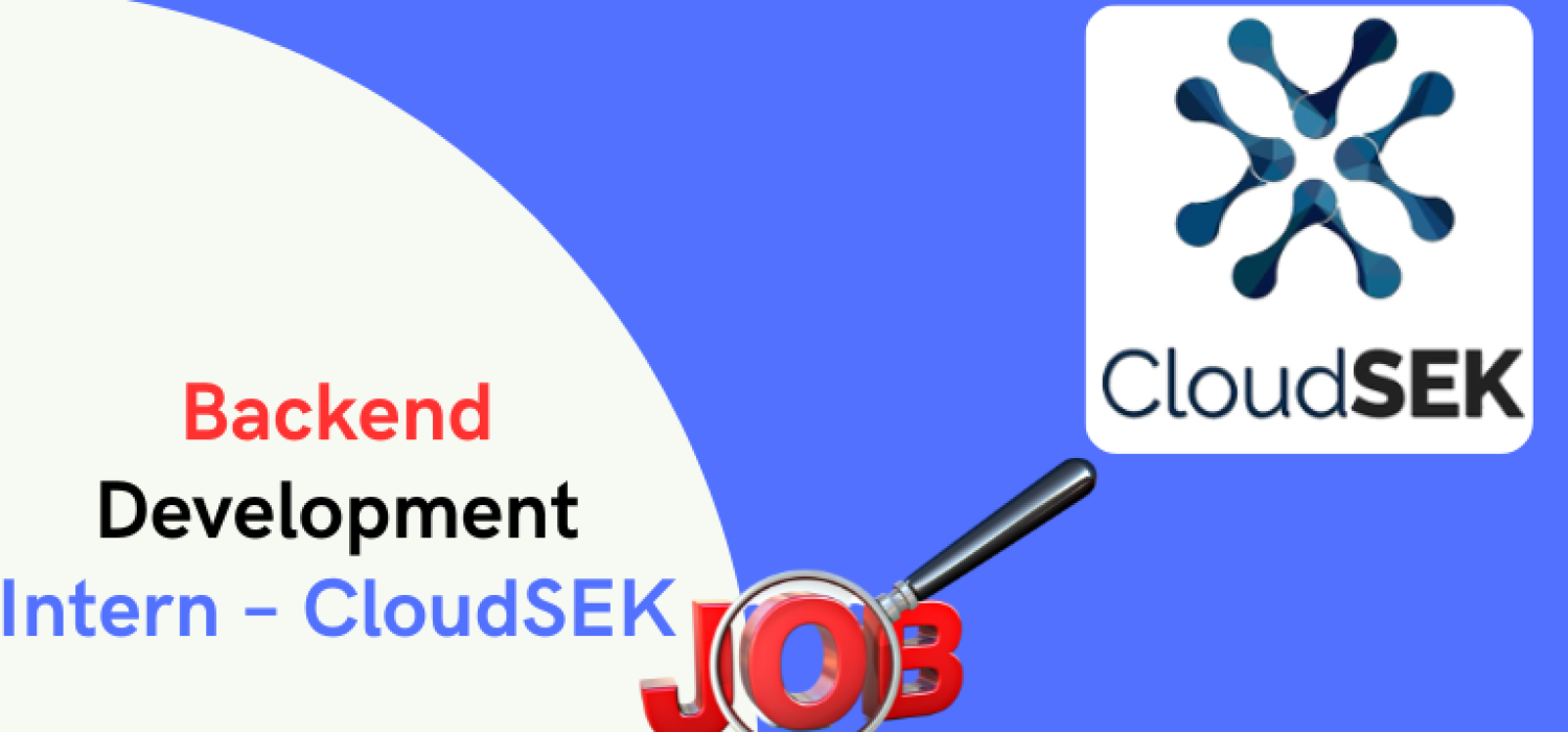 Backend Development Intern Backend Development Intern
